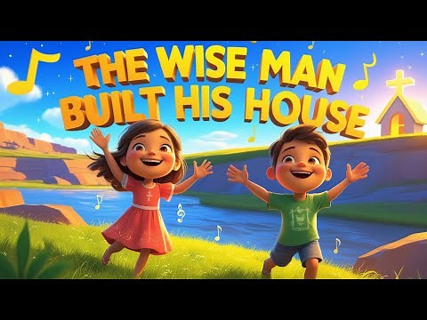 The Wise Man Built His House | Christian Song for Kids | Bible Worship Fun & Learn