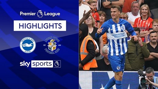 Brighton 4-1 Luton: Seagulls surge past Premier League new boys
