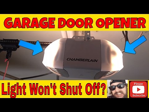 Chamberlain/ Lift Master Garage Door Opener Lights Stay On And Nothing Works? This Could Be Why!