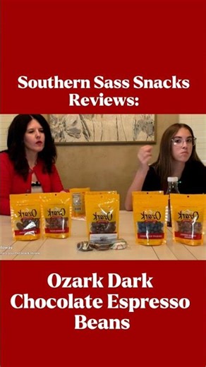 Raving Ozark’s Dark Chocolate Espresso Beans! #snacks #mulbang #review #snackbox #college #christmas