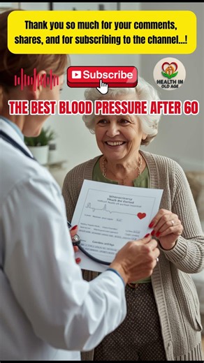 THE BEST BLOOD PRESSURE AFTER 60