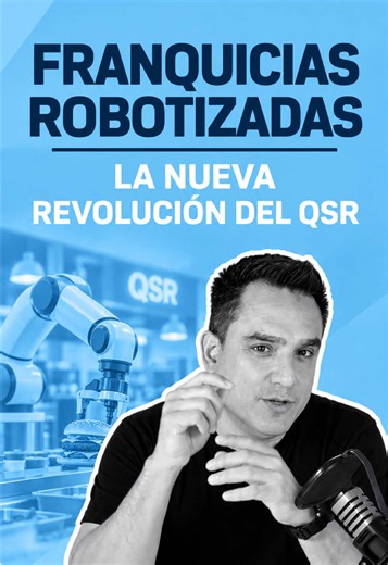 Durante años se presentó al restaurante 100% autónomo como el futuro de la gastronomía. La evolución del foodtech está mostrando un camino mucho más sólido: la robótica colaborativa. No se trata de eliminar a las personas de la operación. Se trata de definir qué procesos debe ejecutar un robot, cuáles debe seguir liderando una persona y cómo diseñar negocios donde ambos trabajen de forma coordinada. De ahí nace una nueva categoría: las Franquicias Robotizadas, o Robotic QSR Franchises. Conceptos