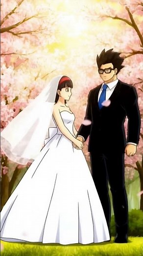 Gohan & Videl's Wedding: A Dragon Ball Love Story! 💍❤️ #Shorts #dragonball