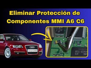 Remove MMI Component Protection Audi A6 C6 Valid A4 A5 A8 Q5 Q7 Touareg (Chip Transplant)