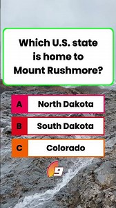 🤯 Only 1% Know! Which U.S. State Is Home to Mount Rushmore? 🇺🇸🗿 | USA Geography Quiz 🌎 #SouthDakota