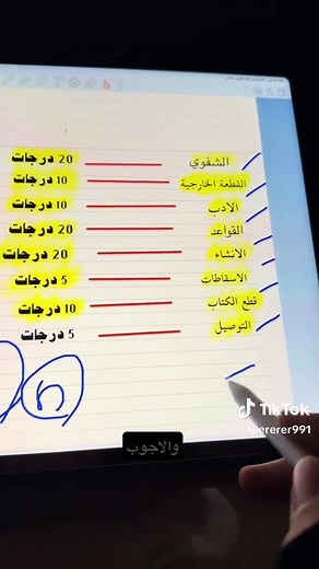 كيفية الحصول على 100 في مادة الإنجليزية نصف السنة