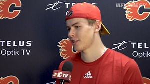 "I'm a big defenceman, likes to hit guys, not afraid to step up - a hard-nosed defenceman." Flames prospect and Hitmen defenceman Axel Hurtig talks about prepping for his first WHL season, his decision to come to North America ahead of the 2024-25 campaign, and his game. | Calgary Flames