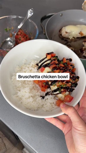 Bruschetta Chicken Bowls Recipe — Easy Healthy Dinner