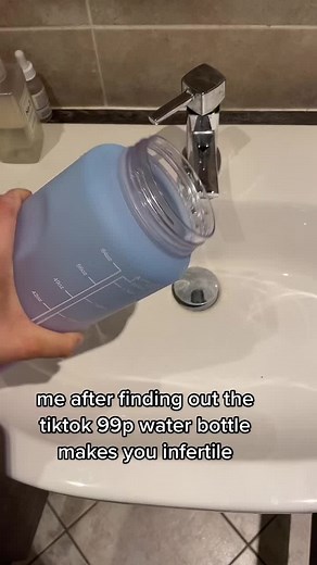 guess it was 99p for a reason… #tiktokshop #99pwaterbottle #tiktokwaterbottle #scam