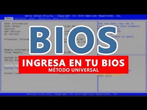 Cómo ingresar a la BIOS de cualquier PC de forma segura (MÉTODO UNIVERSAL)