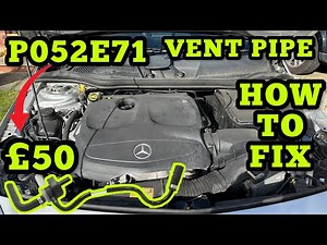 Mercedes P052E71 The Valve For Crankcase Ventilation Has Malfunction Actuator Blocked | HOW TO FIX