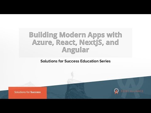 Building Modern Apps with Azure, React, NextJS, and Angular