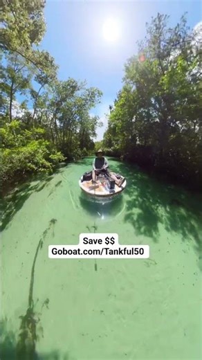 The most unique way to cruise the water! The GoBoat 2.0, Save $$ with code Tankful50