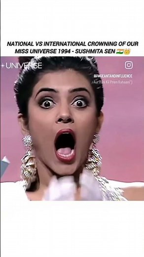 National And International Crowning Moment Of Miss Universe 1994 - Susmita Sen 🇮🇳 👑