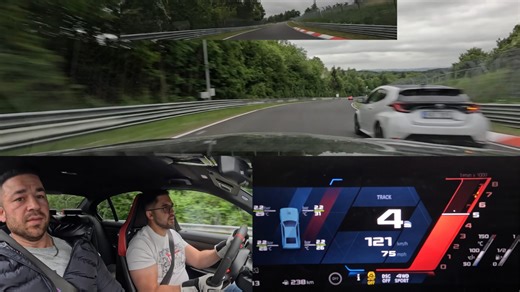 This BMW M3 overtake on Nürburgring got too risky