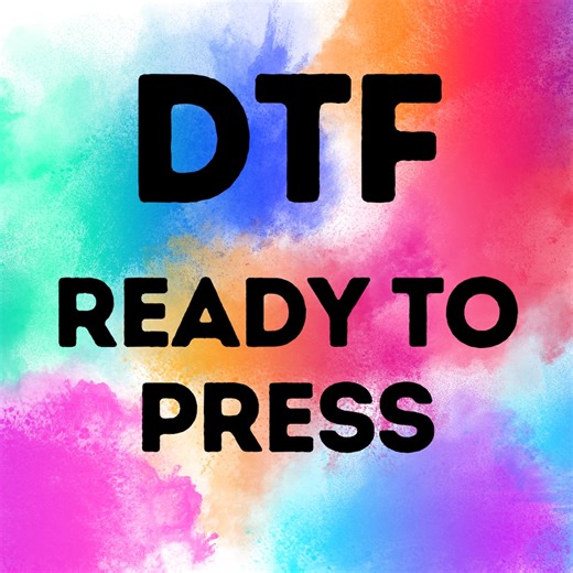 Custom DTF Transfer: Ready to Press, Full Color Print - Etsy