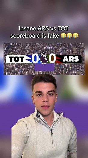 Fake ARS vs TOT Scoreboard Prank Leaves Fans Astounded | Arsenal vs Tottenham