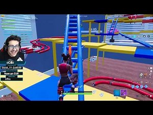 فورتنايت : لعبة السلم والثعبان تحدي على 100$ ( ماب اسطوري 😍🔥 )