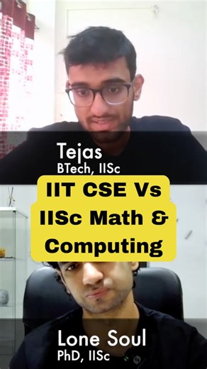 Mohit | Tech • Fitness • Theatre | IISc Math & Computing vs IIT CSE At IISc, students get a balanced mix of Mathematics and Computer Science in the first two years, covering... | Instagram
