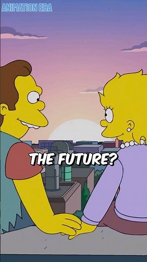 What Happens When Lisa Meets Nelson In The Future? #thesimpsons