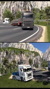 The Steepest Roads Ever! Volvo Dominance ETS2🚛💨😱. #ets2 #truck #gaming