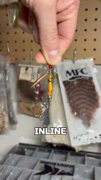 Making lures that actually work: Inline Spinner #troutfishing #bassfishing #luremaking