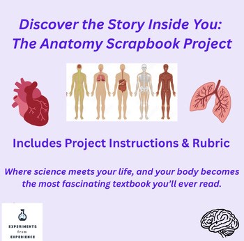 Human Body Anatomy Project: Personalized Student Scrapbook (Health & Science)