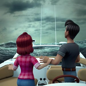 Shipwrecked! ⛈ Where do you think they are? Find more about what happened to Lily and Luke in the game! 🏝 🌴 This story starts after finishing Day 90, but it will be waiting for you if you aren't there yet. | Lily's Garden