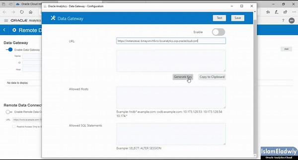 25 OAC/OAS - Chapter 22 : Connecting to On Premises Data source Using Data Gateway | Arabic