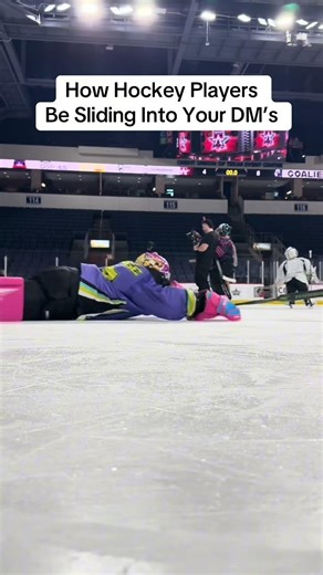 How hockey players slide into dm’s