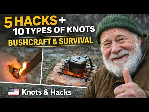 5 Survival Hacks + 10 Essential Knots | Bushcraft & Outdoor Skills