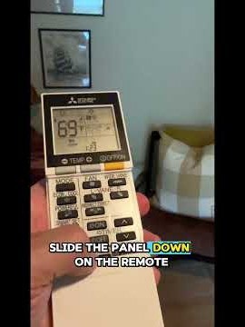Mitsubishi Mini Split system and remote explained
