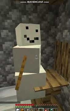 how to make snowman (shears cut and shovel infinite snowball) #short#minecraft#learn