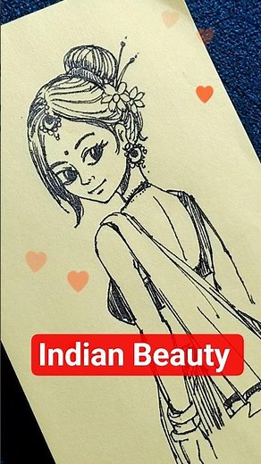 ❤️ How to Draw a Beautiful indian Bride ? Indian Dulhan ki drawing kaise banaye? #drawing #bridal 🖌️