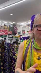 Modeling a Mardi Gras outfit from LOGO EXPRESS MARDI GRAS SUPERSTORE at 658 Leson Ct on the West Bank! #ad | Scoot On The Air