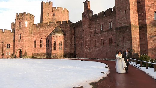 Holly & Thomas' beautiful winter wonderland wedding at Peckforton Castle dressed by the outstanding Red floral architecture. Be sure to press the HD button to see their trailer in the best quality. Sx | Marry Me Films
