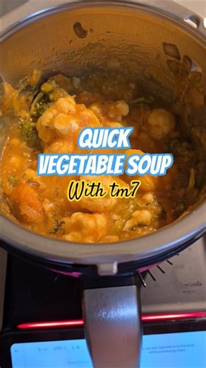Quick Vegetable Soup in the Thermomix TM7 🥦🍲 Easy & Creamy Soup Recipe #TM7