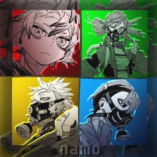 Four dear friends | dare - gorillaz X gachiakuta edit | #gachiakuta #anime #manga #edit