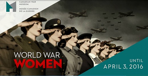 The First and Second World Wars gave Canadian women an opportunity to take on new roles — working, volunteering and serving in uniform. World War Women shows how their contributions challenged society’s perceptions of women. Visit the exhibition World War Women until April 3, 2016 at the Canadian War Museum to learn more. | Canadian War Museum