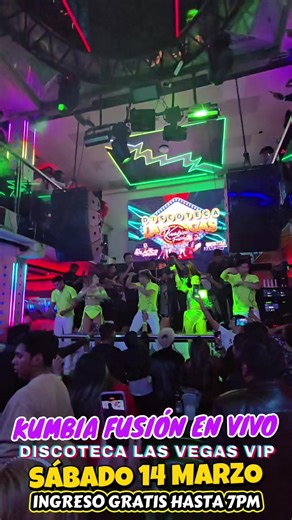 POR QUE TU LO PEDISTE!!! #kumbiafusion en exclusiva en #discoteca LAS VEGAS VIP #cumbia #chicha #elalto SÁBADO 14 MARZO INGRESO GRATIS HASTA 7PM @Kumbia Fusión OFICIAL