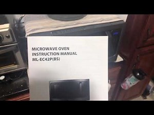 Unboxing/Setup - Toshiba ML-EC42P(BS) Microwave Oven with Healthy Air Fry