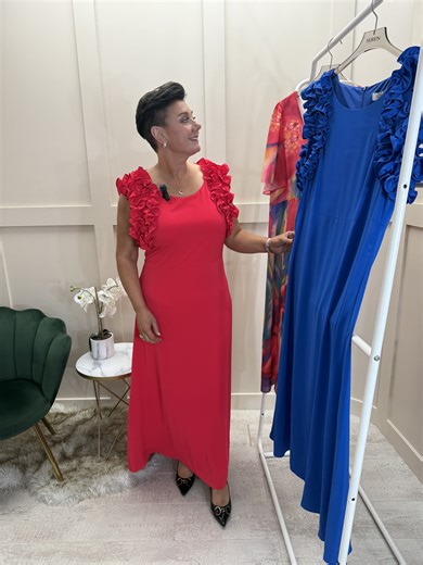 Say hello to SEREN 💙💖 Our new Irish-designed brand and it is made for special occasions ✨ The bright colours, the shape, the ruffle detail… obsessed 😍 Shop now: https://www.styleboutiqueni.com/search?q=Seren 📞 Head Office: 028 8224 7808 📍 Visit us in Omagh | Enniskillen | Cookstown | Magherafelt #seren #irishdesigned #specialoccasionwear #occasiondress #shoplocalni | Style Boutique NI