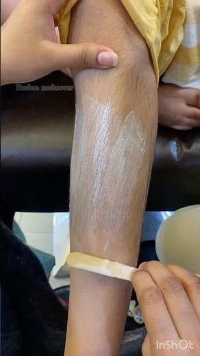 Leg waxing tutorial/ full growth leg wax #wax #ytshorts #yutubeshorts #legwax #beauty #viral