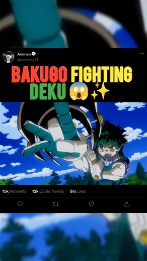 デク VS 爆豪 | Deku vs Bakugo PART 2 #mha #foryou #shorts