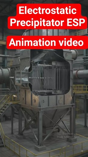 Electrostatic Precipitator ESP parts and it's working #ESP
