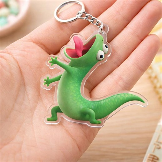Tom Lizard Keychain, Disney Movie Hoppers Keychain, Viral Lizard Funny Meme Custom Shape Acrylic Keychain, Disneyland Gift SKC01 - Etsy