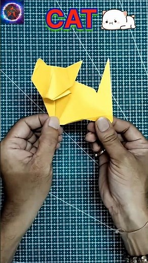 EASY ORIGAMI CAT TUTORIAL | HOW TO MAKE ORIGAMI CAT STEP BY STEP EASY FOLDING FOR BEGINNERS