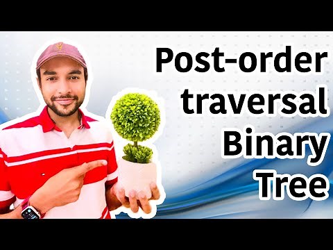 Post-order traversal of Binary Tree | Step by step demo with example | Study Algorithms