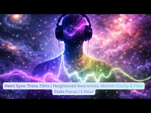 Enter Flow State Now | 7.5Hz Theta Waves for Heightened Focus & Clarity