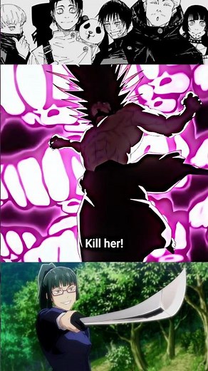 Maki vs Jinichi Zenin #JujutsuKaisen #MakiZenin #AnimeShorts #JJK #AnimeFight